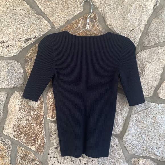 Arkis Punto V Neck Wolle-wool Top - Picture 4 of 6